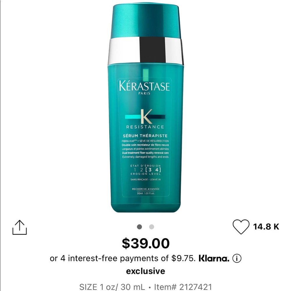 Kerastase Resistance Serum - Brand New